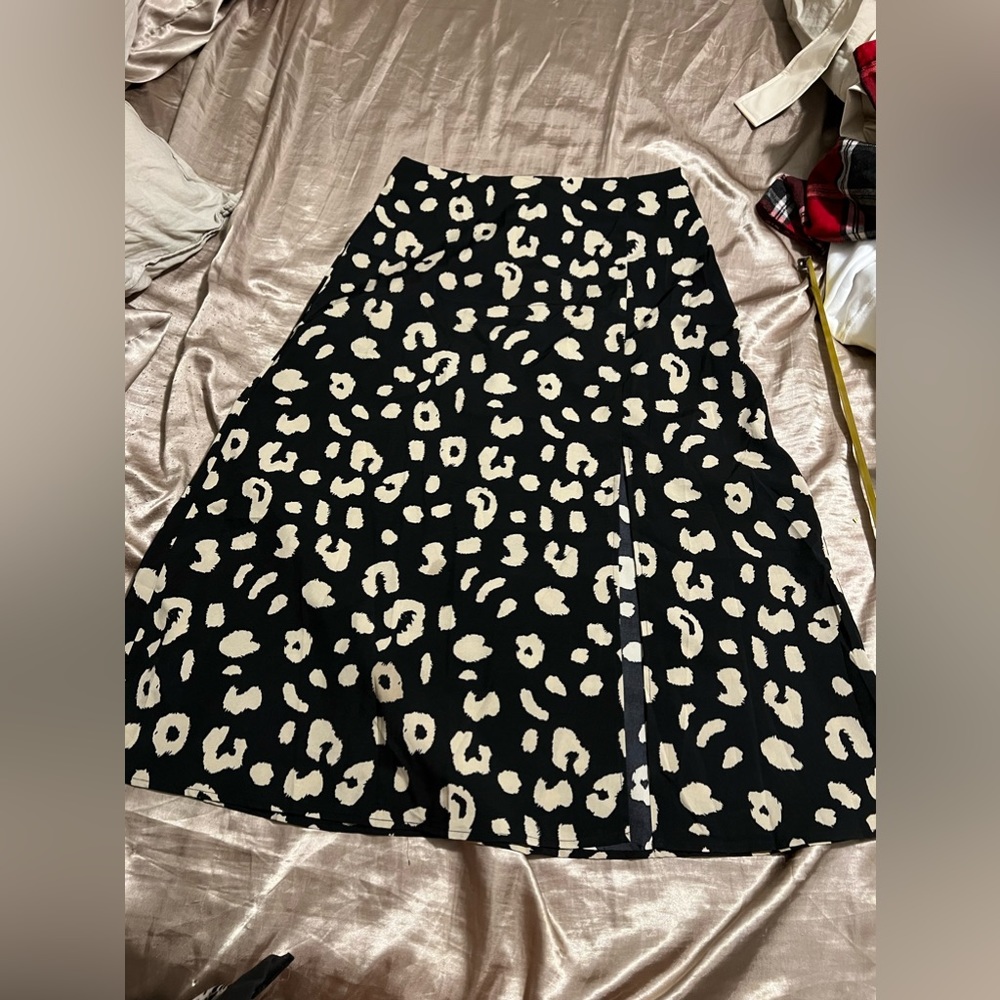 Leopard Midi Skirt